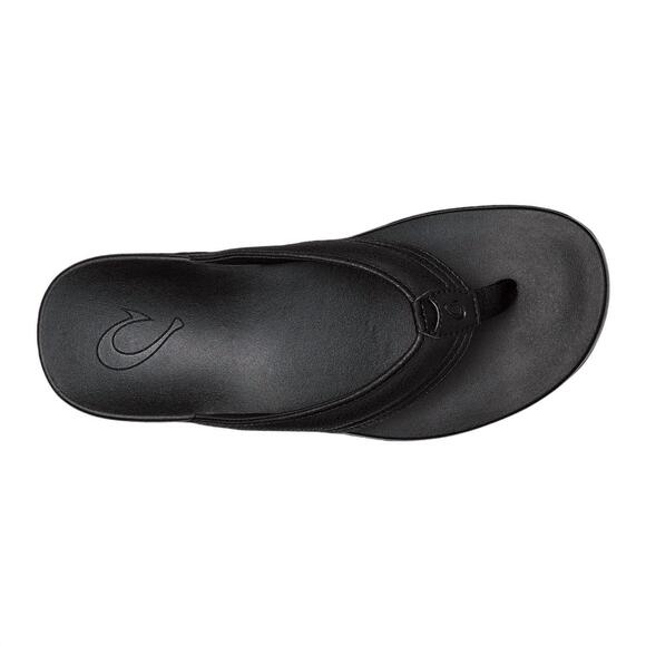 NEW OLUKAI men\'s maha sandals in black/black main image 4